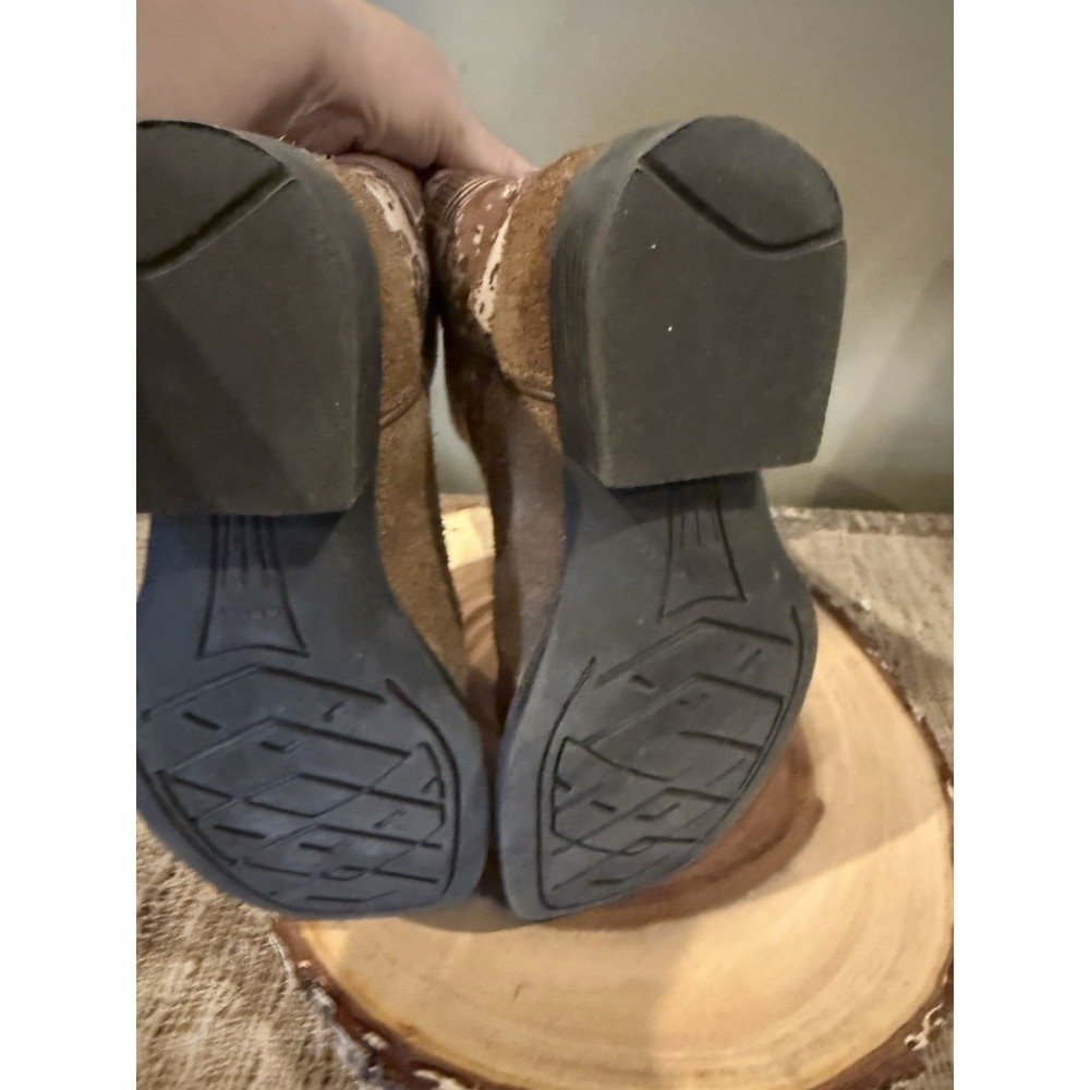 Ariat Kids Sport Patriot Western Boots Camo American Flag Brown Sz-11 - Picture 13 of 15